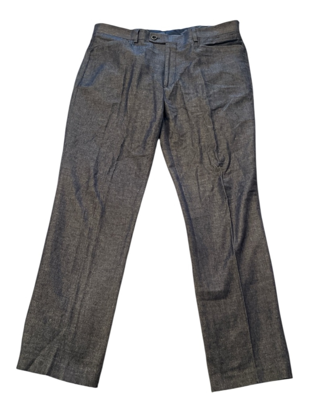 JOSEPH ABBOUD Men's Pants Sz 36 Waist Extreme Slim Fit Indigo Blue  Linen